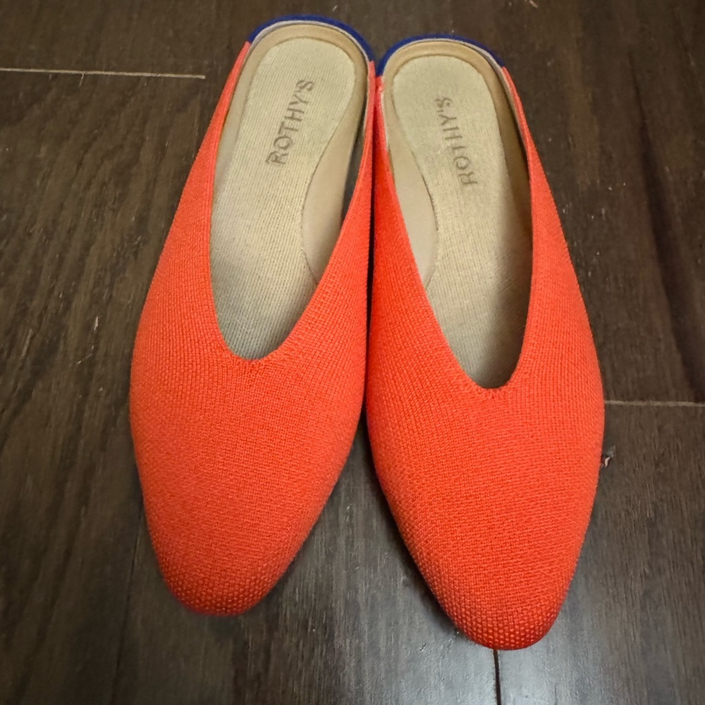 Rothy’s the Almond Demi Mule in Melon size 6.5 EUC - Picture 2 of 5